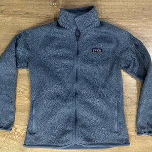 Patagonia Better Sweater Full Zip Women’s Size Large Heather Blue